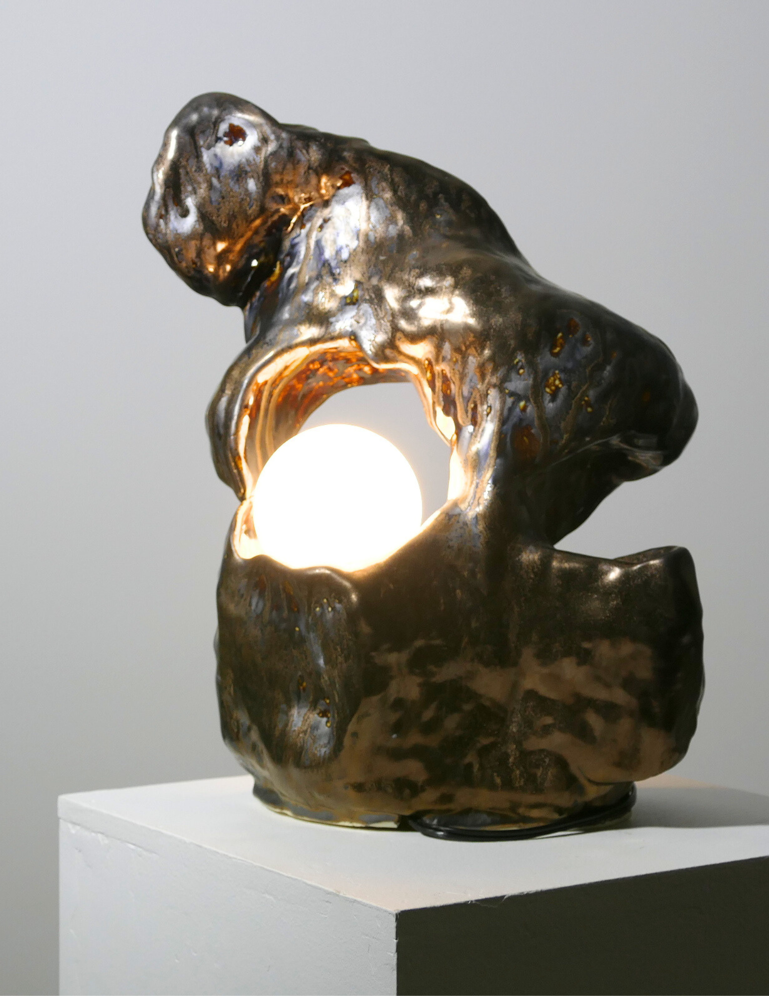 Scholar Rock Sculptural Lamp